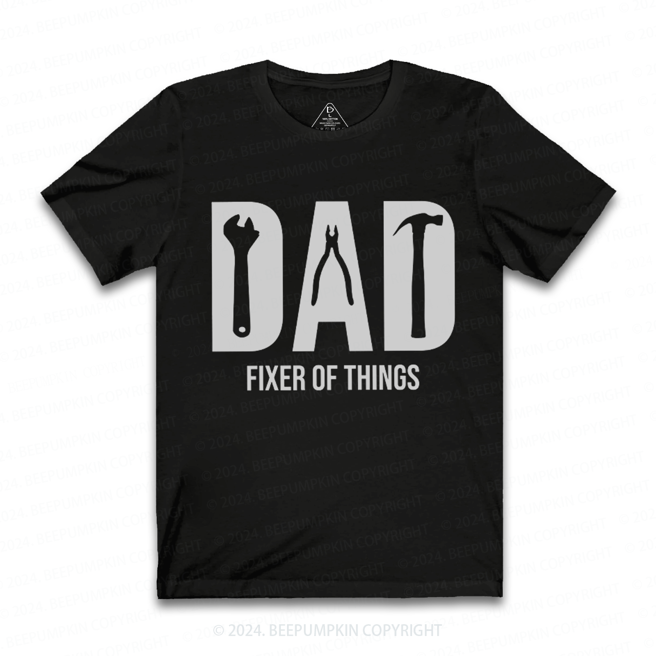 Dad Fixer Of Things Dad T-shirt