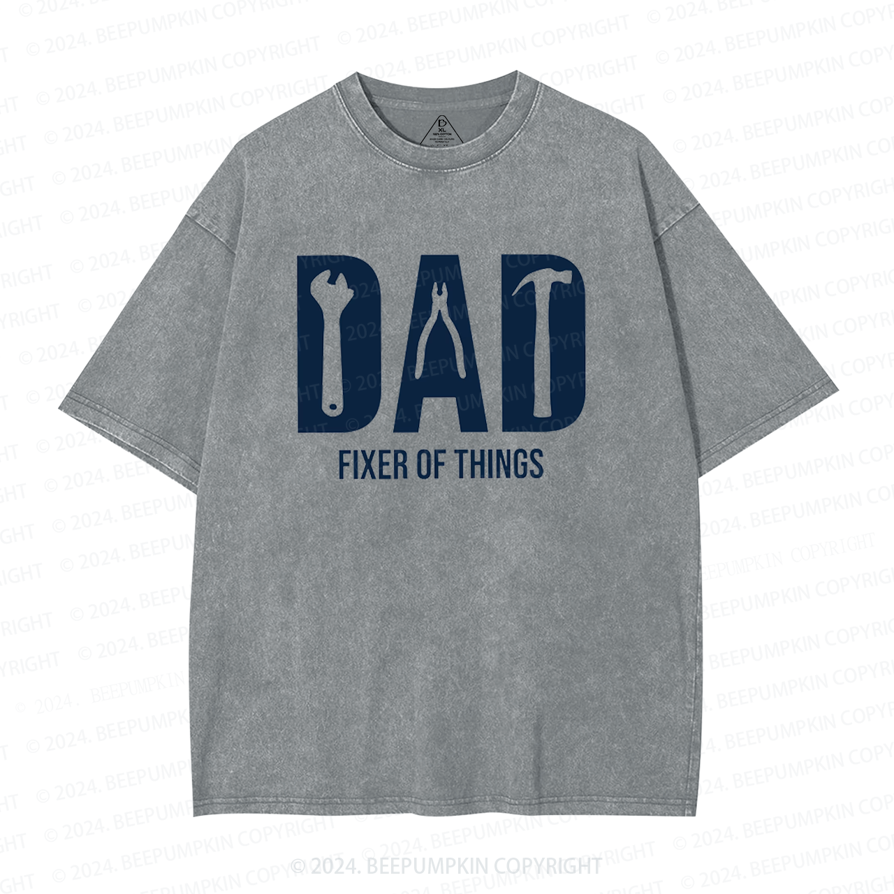 You Cant Scare Me, I have Two Daughters Washed T-Shirts