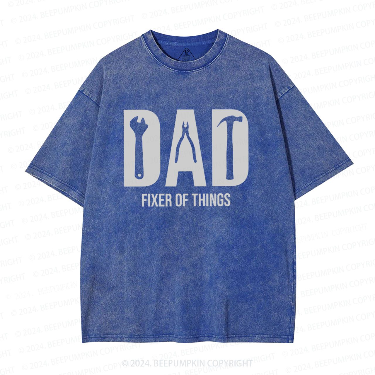 Dad Fixer Of Things Dad Washed T-Shirts 
