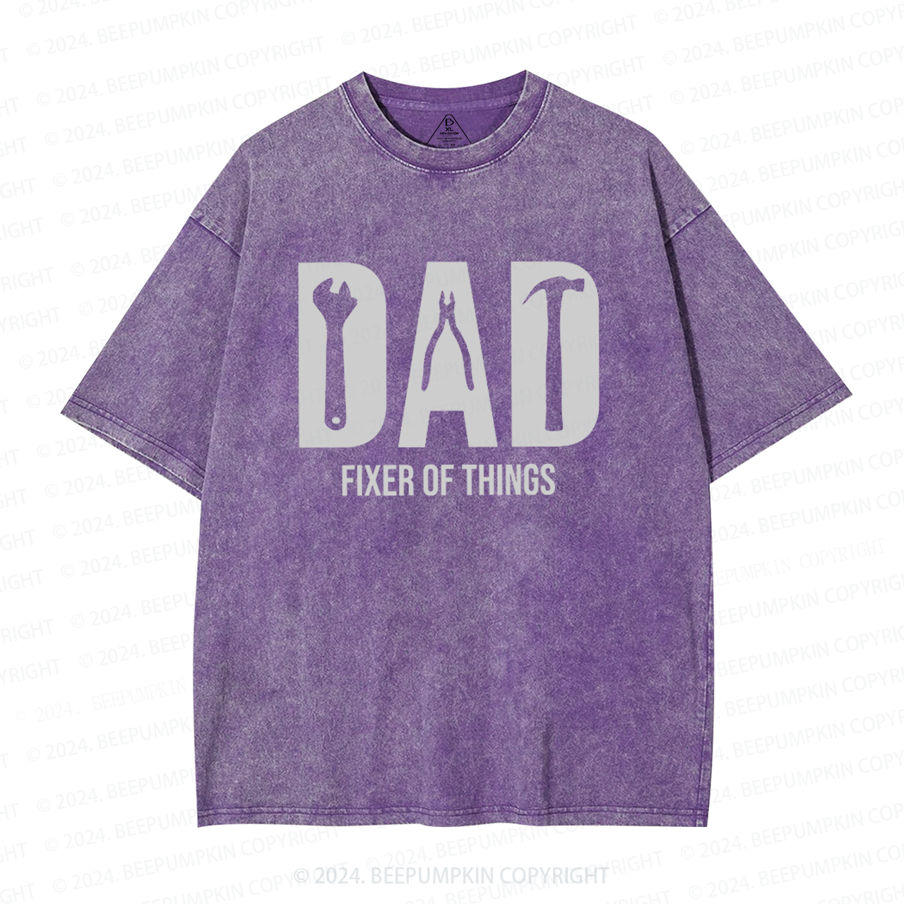 Dad Fixer Of Things Dad Washed T-Shirts 