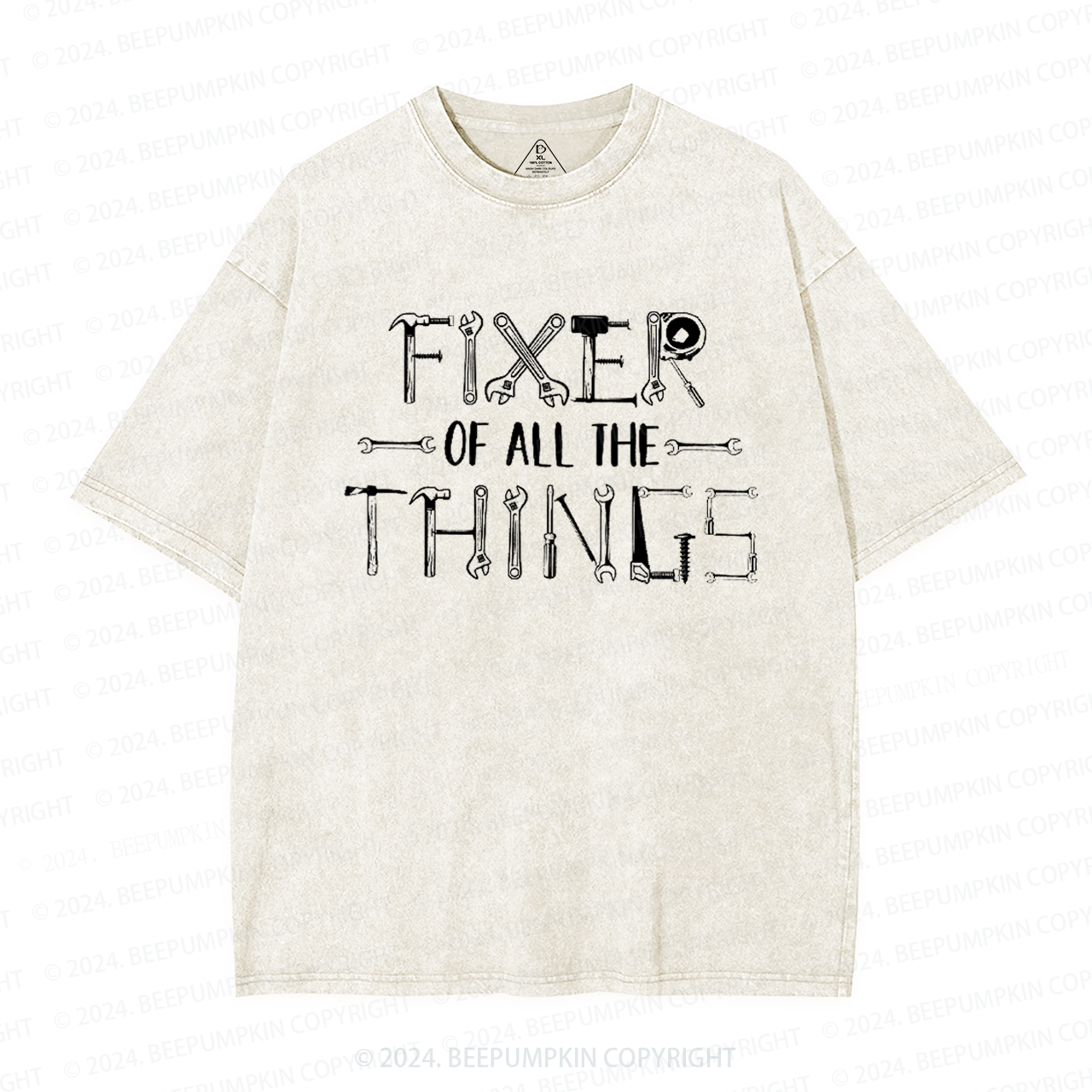 You Cant Scare Me, I have Two Daughters Washed T-Shirts