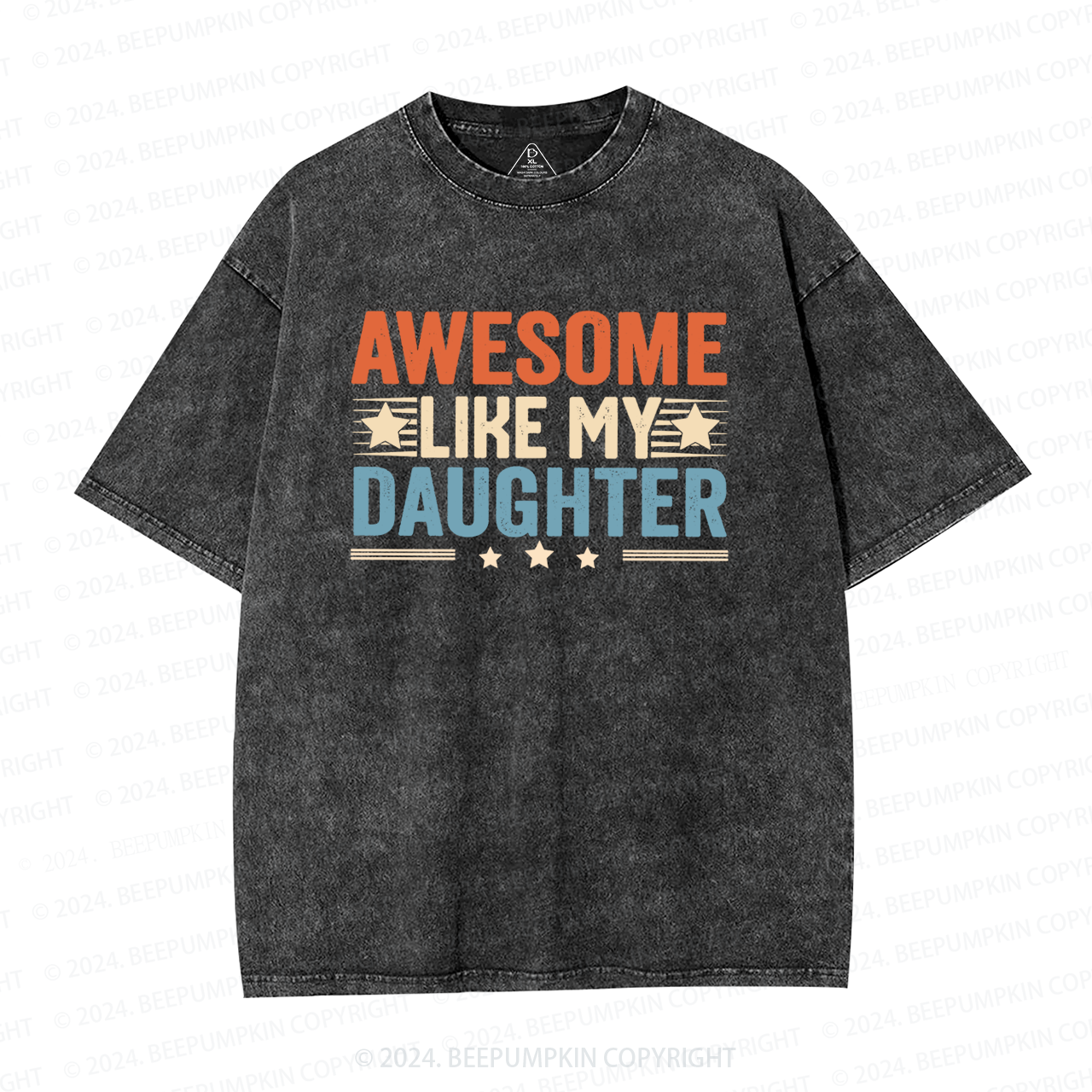 Awesome Like My Daughter Washed T-Shirts