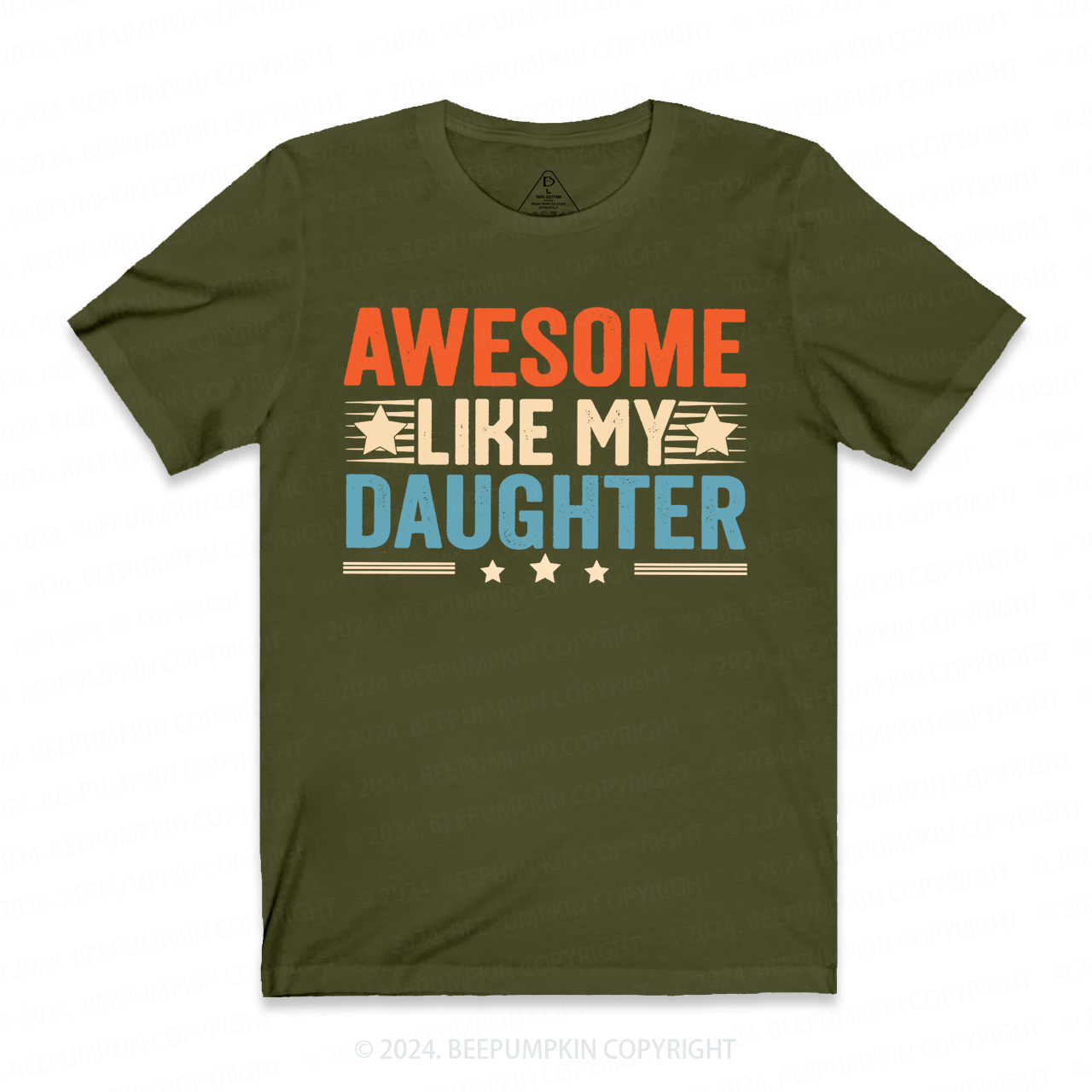 Awesome Like My Daughter Dad T-shirt