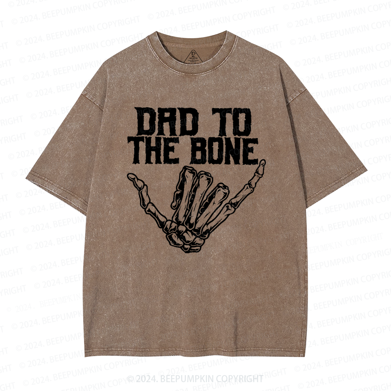 Dad To The Bone Washed T-Shirts 
