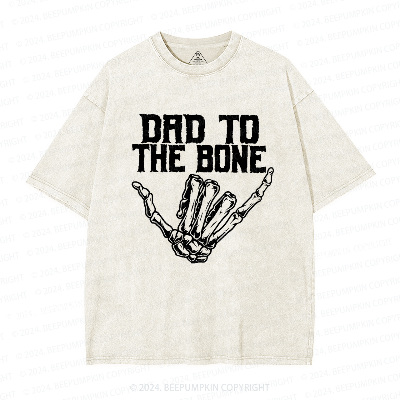 Dad To The Bone Washed T-Shirts 