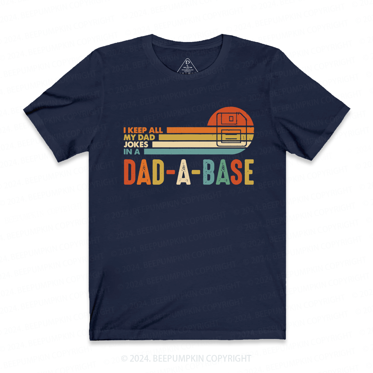 I Keep All My Dad Jokes In Dad A Base Boat T-shirt
