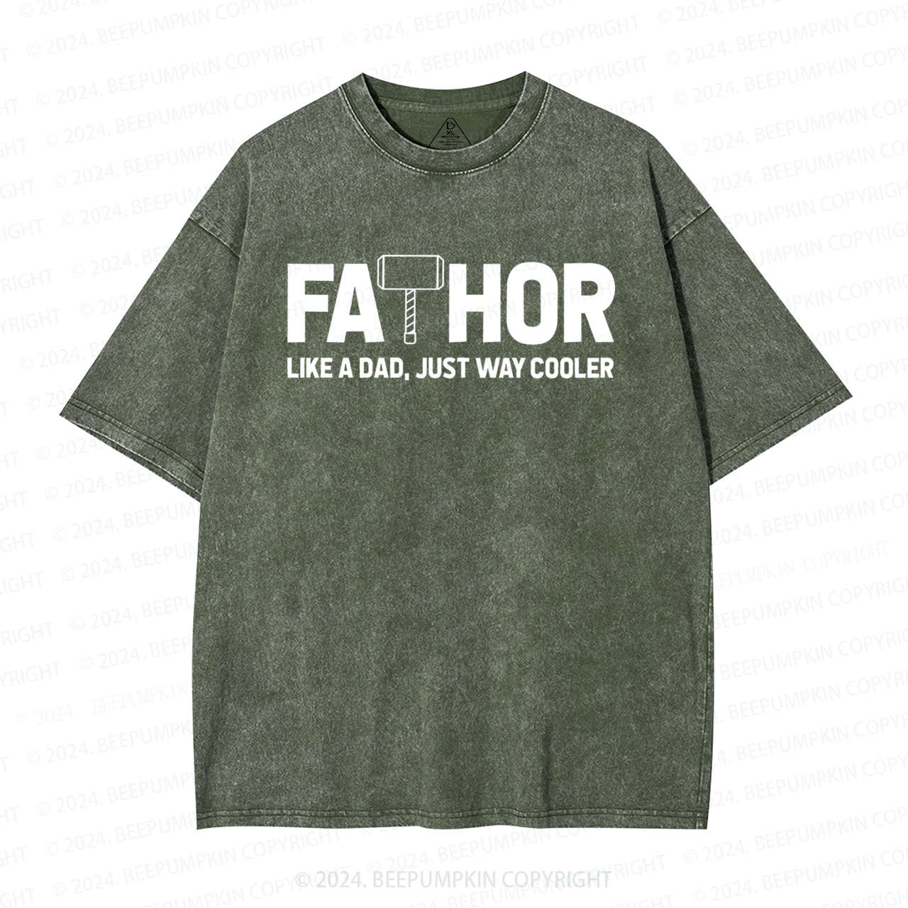 Fathor Like A Dad Washed T-Shirts 