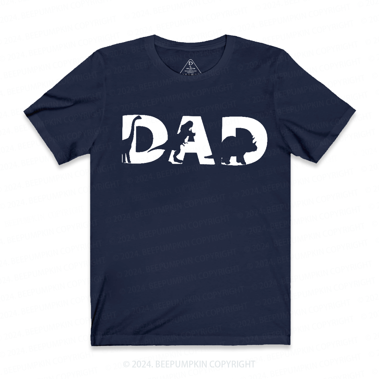Dinosaur Dad Three Rex B-Day T-shirt