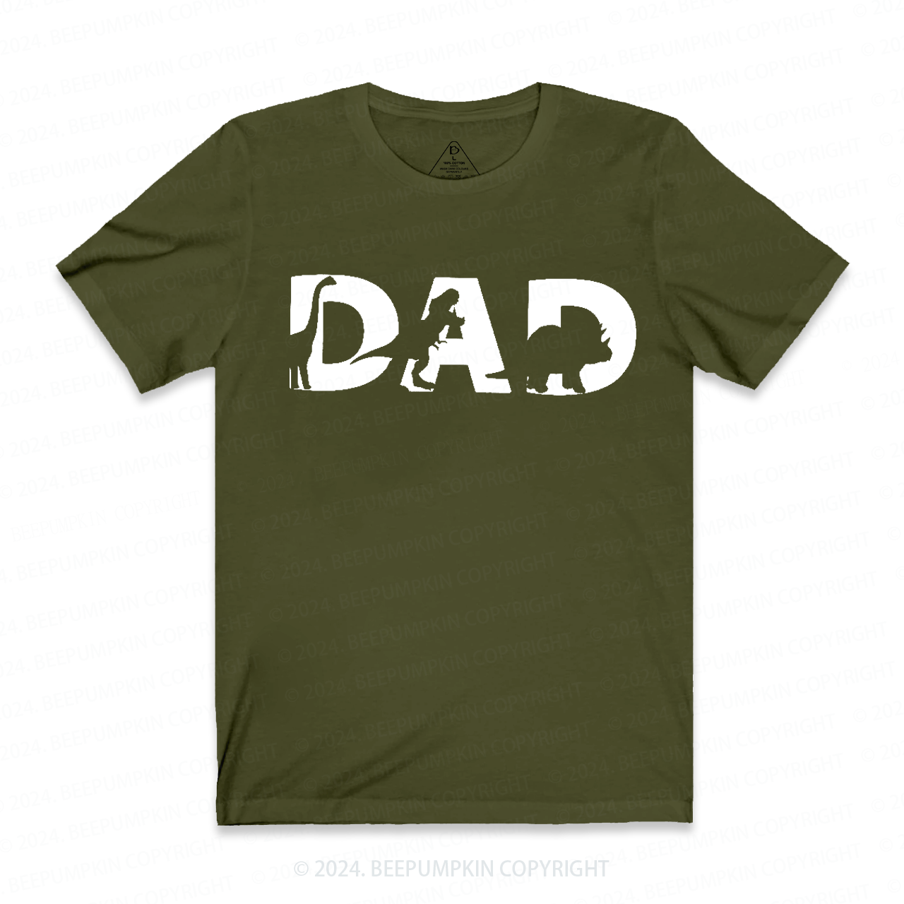 Dinosaur Dad Three Rex B-Day T-shirt