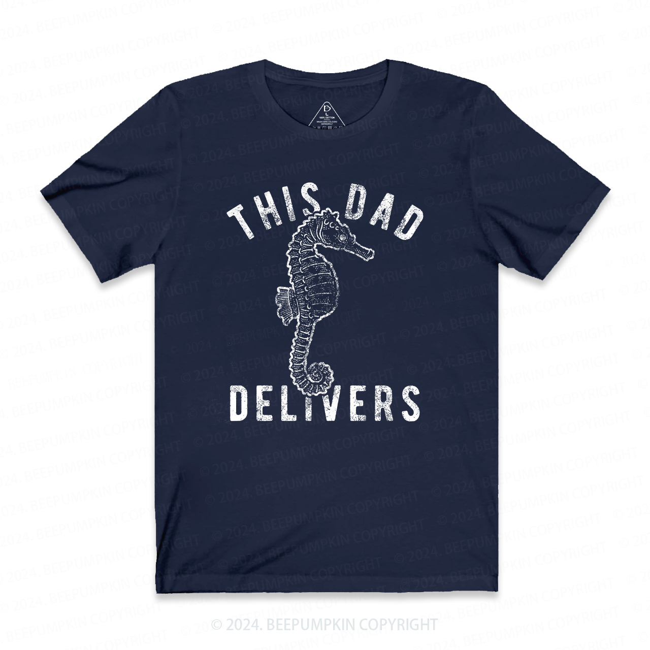 This Dad Delivers Seahorse T-shirt