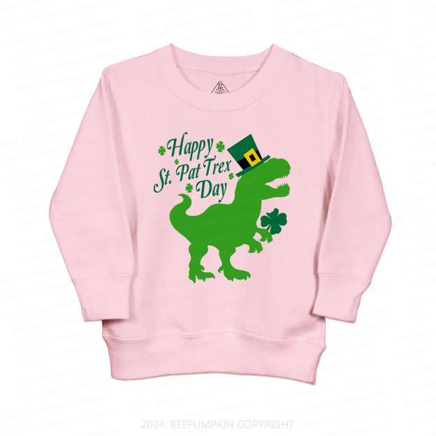 Happy St.Pat Trex Day Kids Sweatshirt