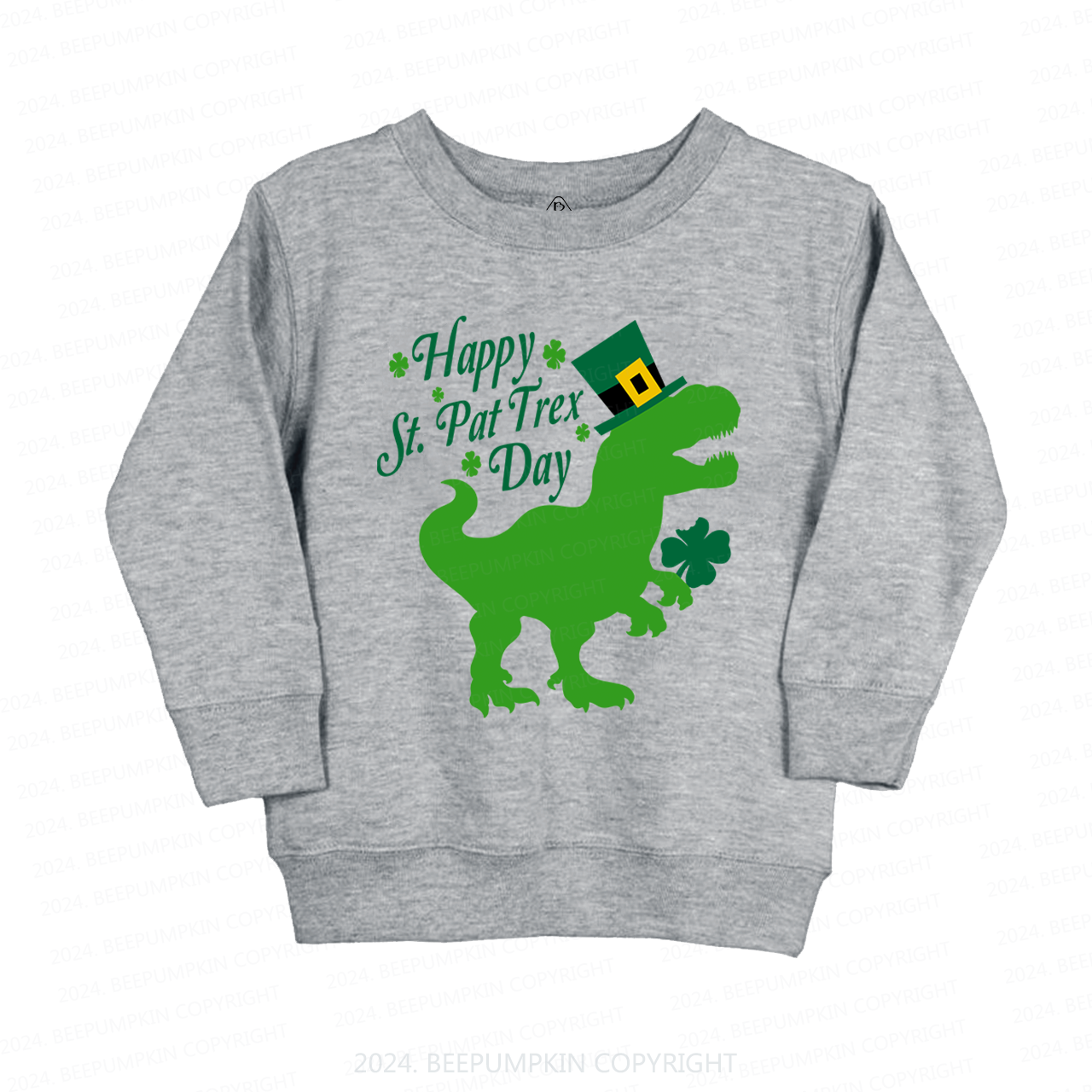 Happy St.Pat Trex Day Kids Sweatshirt