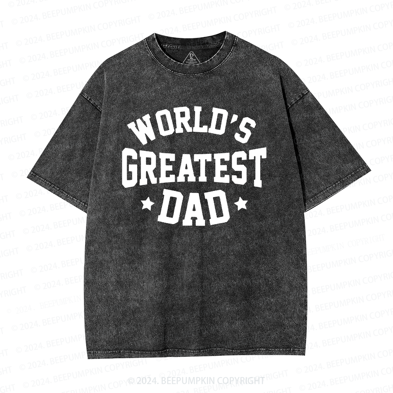 Worlds Greatest Dad Washed T-Shirts 