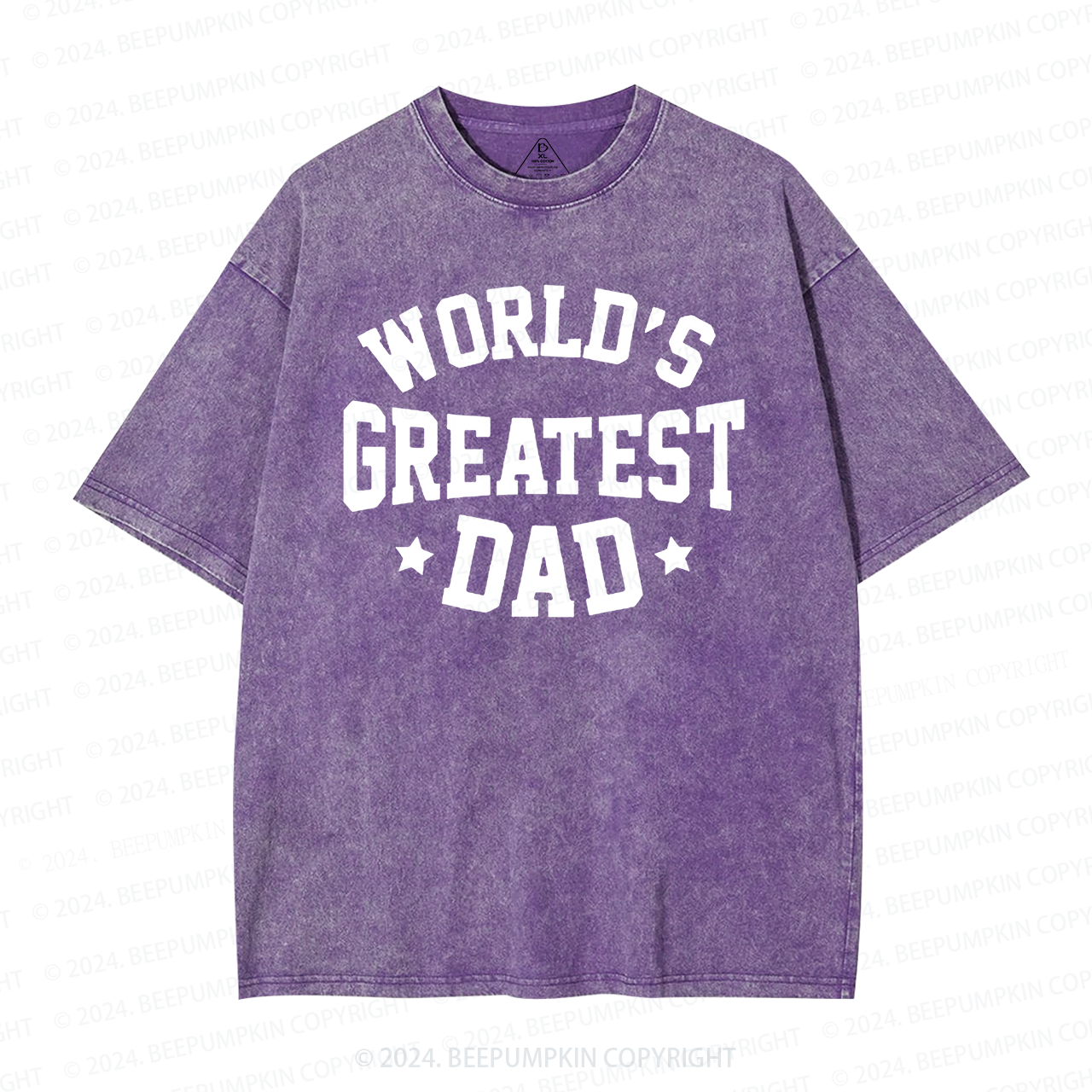 Worlds Greatest Dad Washed T-Shirts 