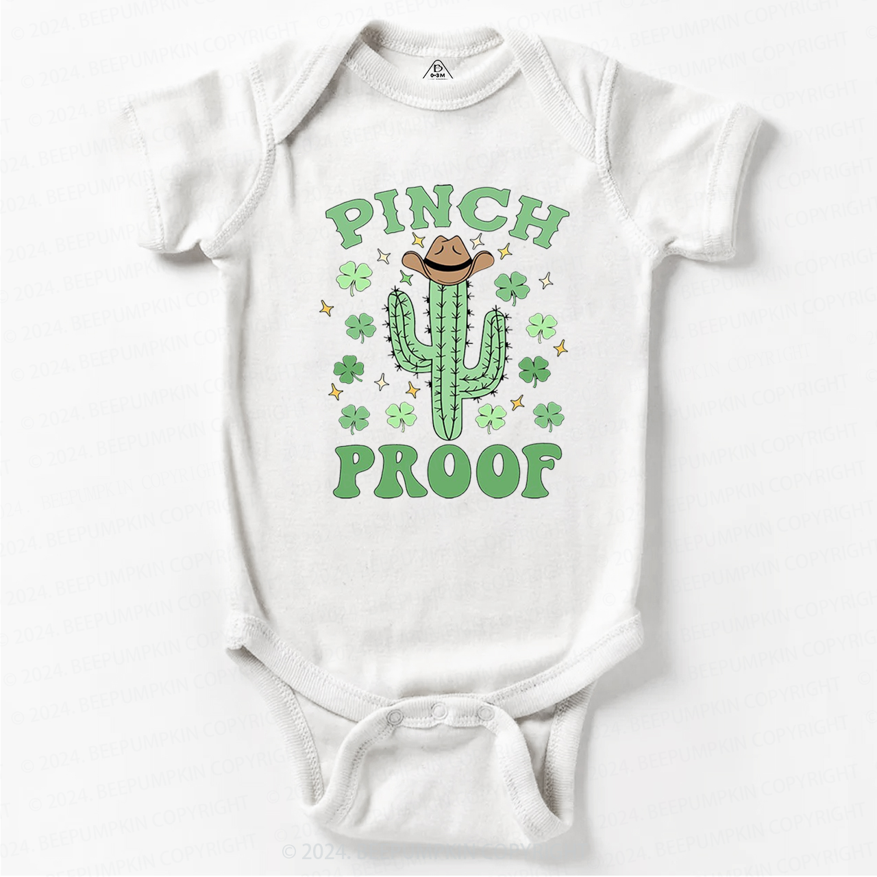 Pinch Proof St Patrick's Day Baby Bodysuit Beepumpkin