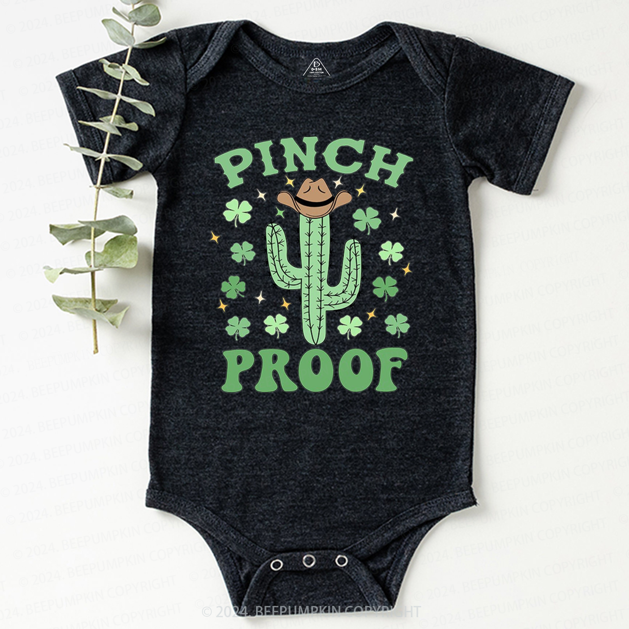 Pinch Proof St Patrick's Day Baby Bodysuit Beepumpkin