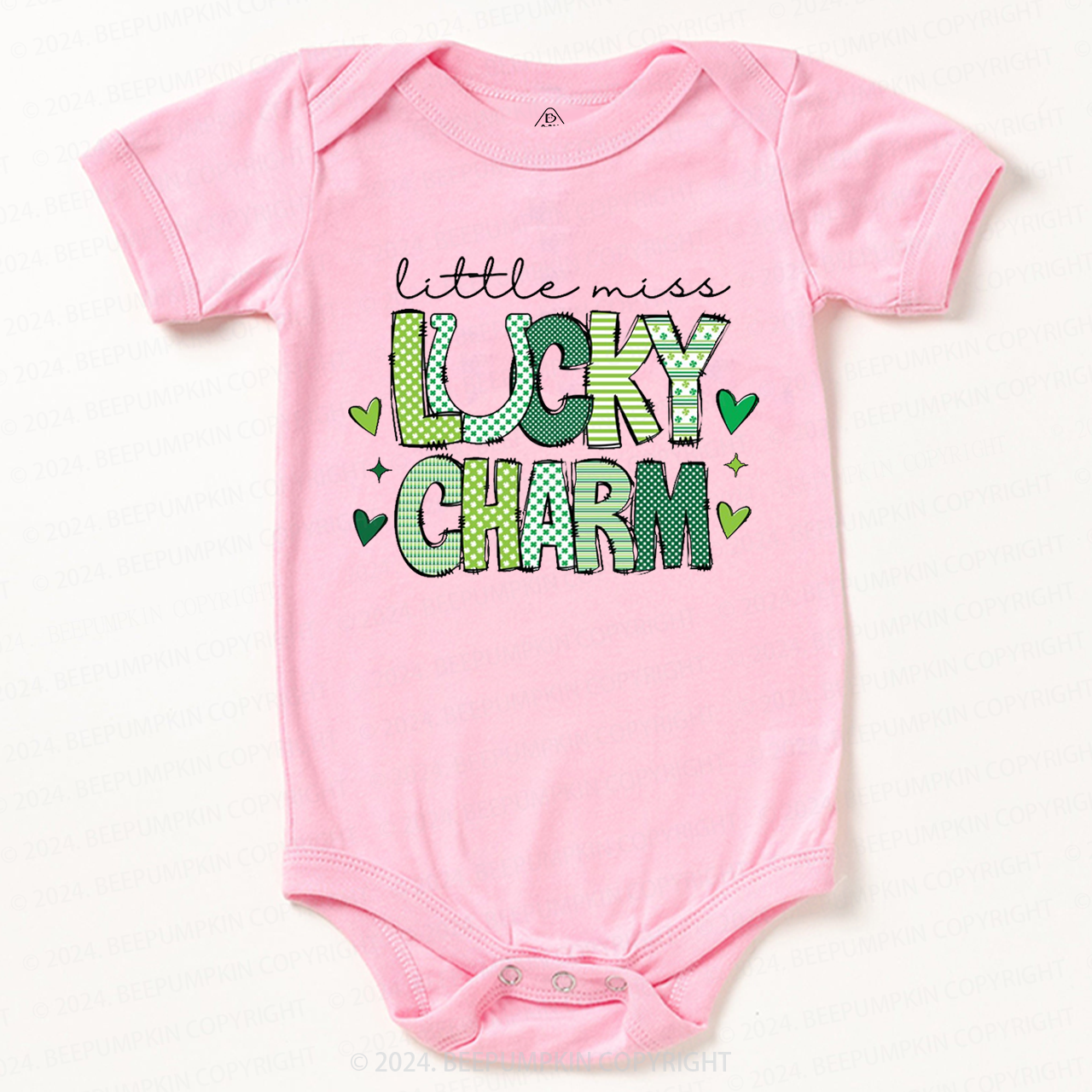 Little Miss Lucky Charm St. Patrick's Day Bodysuit Beepumpkin