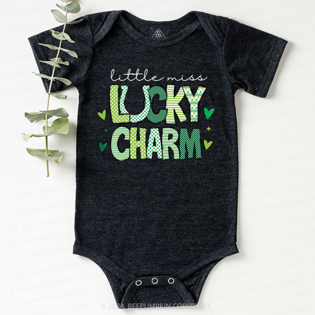 Little Miss Lucky Charm St. Patrick's Day Bodysuit Beepumpkin