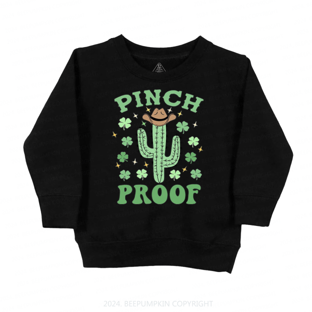 Pinch Proof St Patrick's Day Kids Sweatshirt