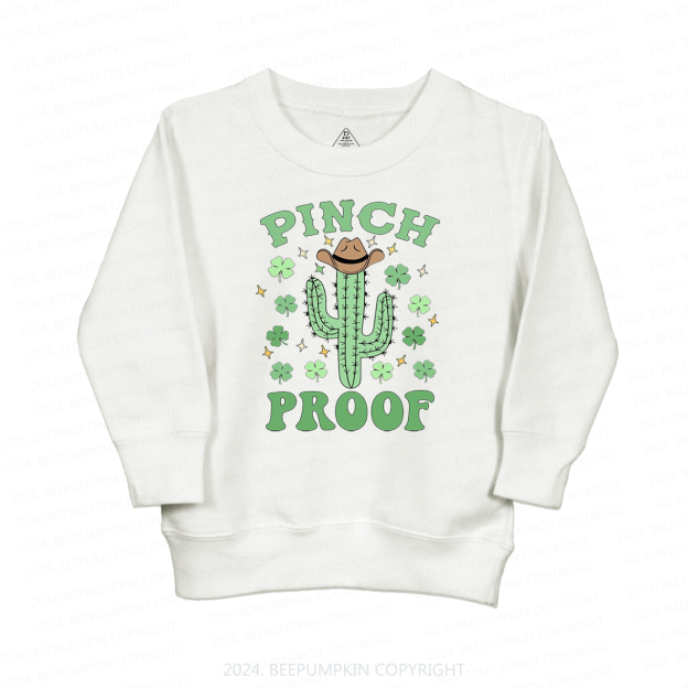 Pinch Proof St Patrick's Day Kids Sweatshirt