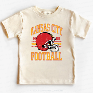 Image of Vintage KC Football Toddler&Kids Tees Beepumpkin