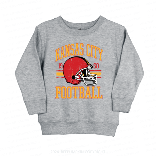 Vintage KC Football Kids Sweatshirt