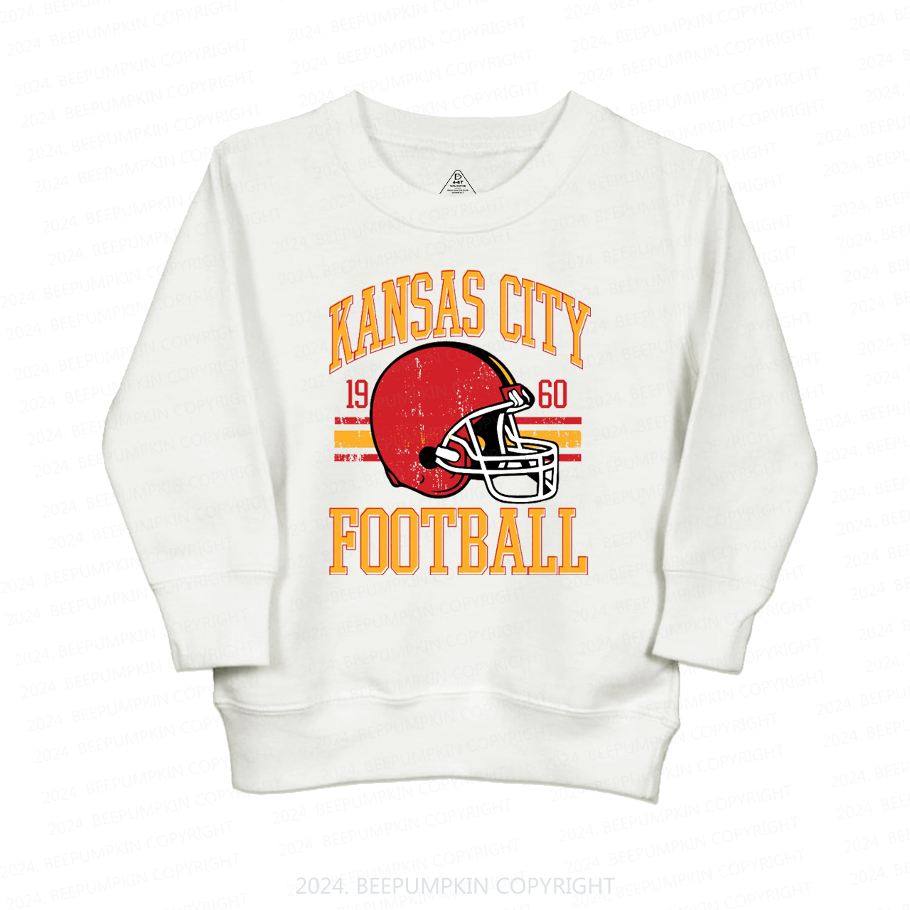 Vintage KC Football Kids Sweatshirt