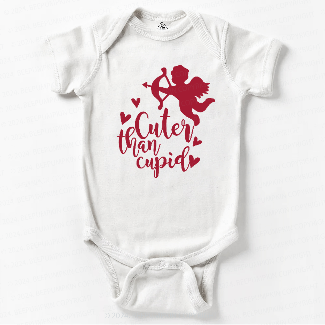 Cuter Than Cupid Valentine Baby Bodysuit