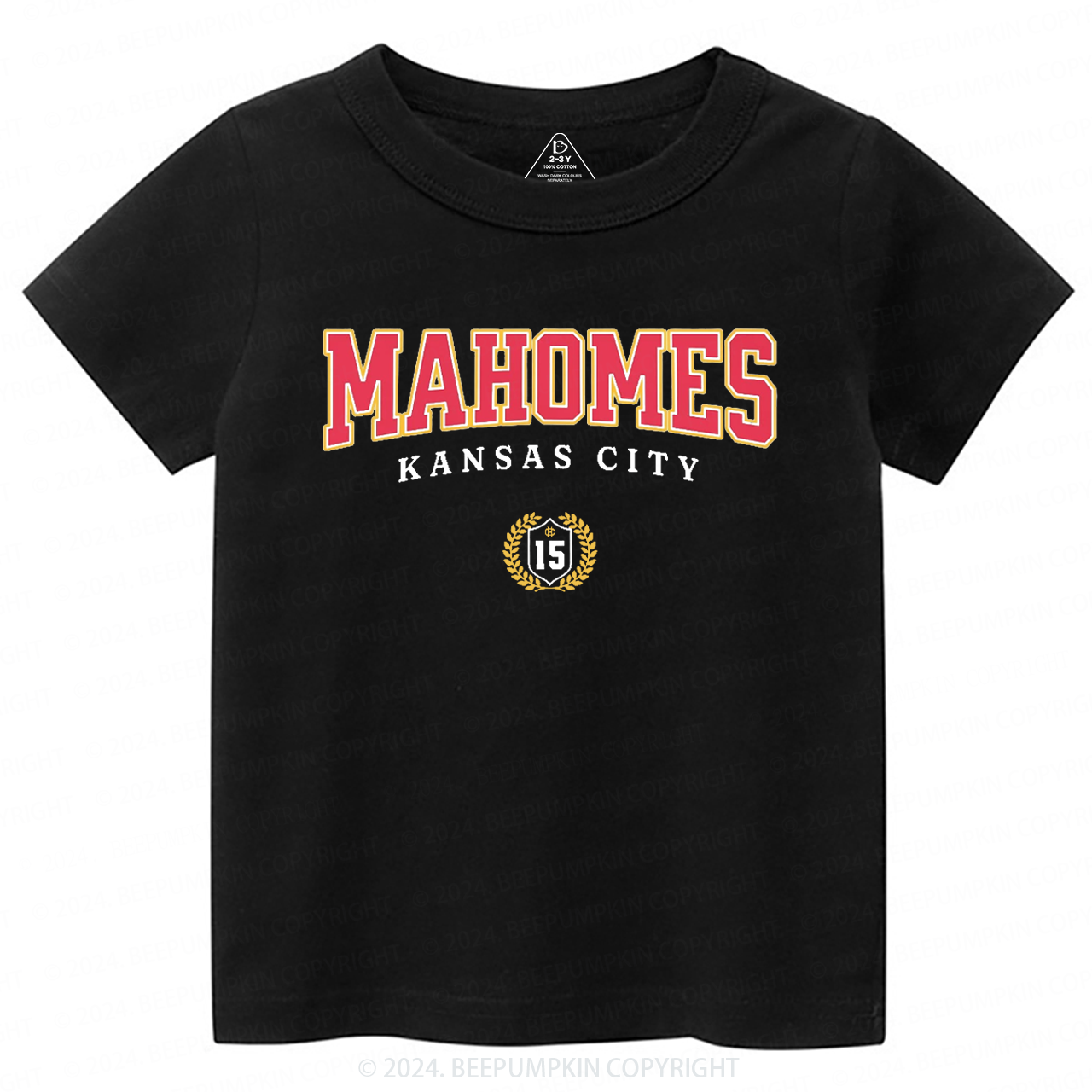 Mahomes Toddler&Kids Tees Beepumpkin 