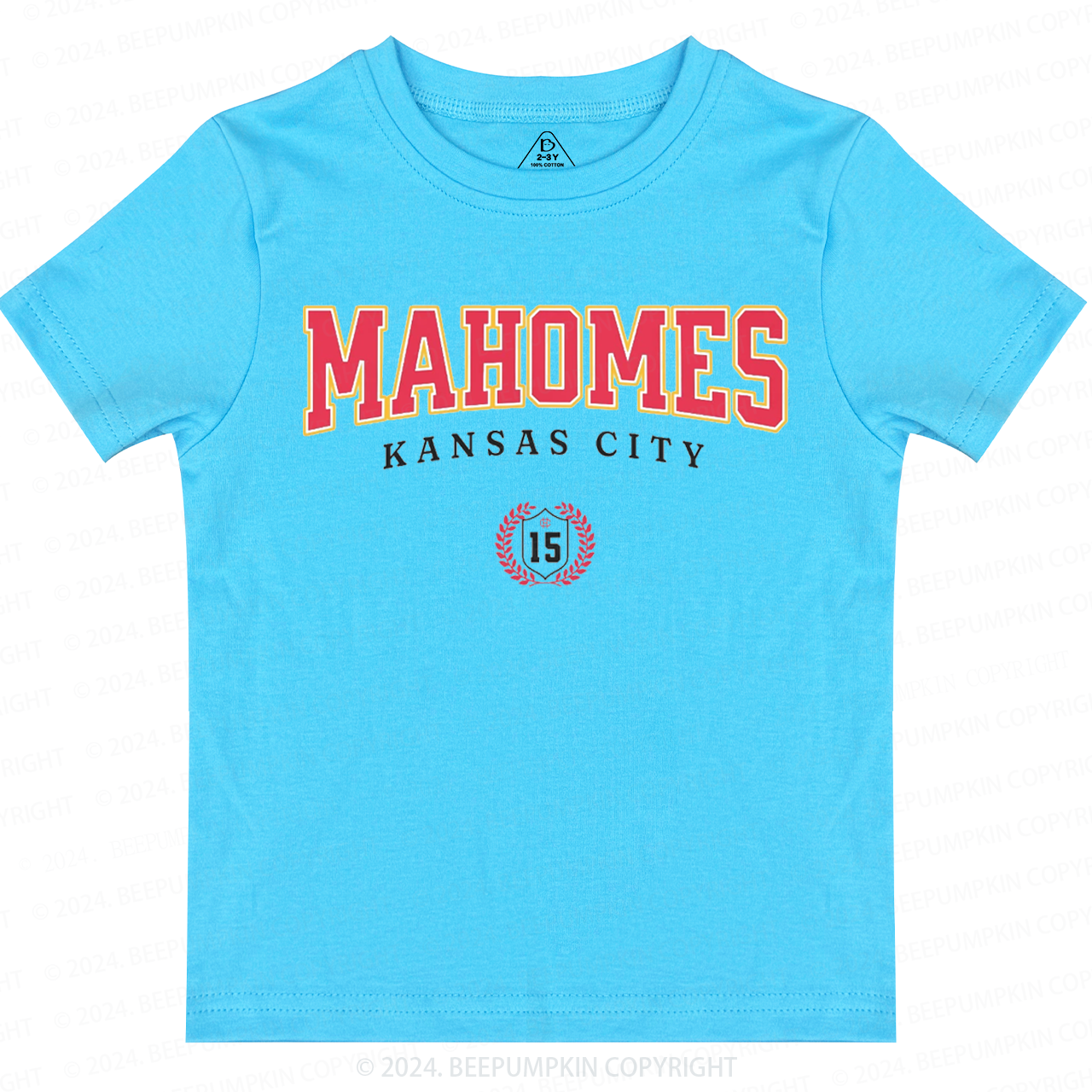 Mahomes Toddler&Kids Tees Beepumpkin 