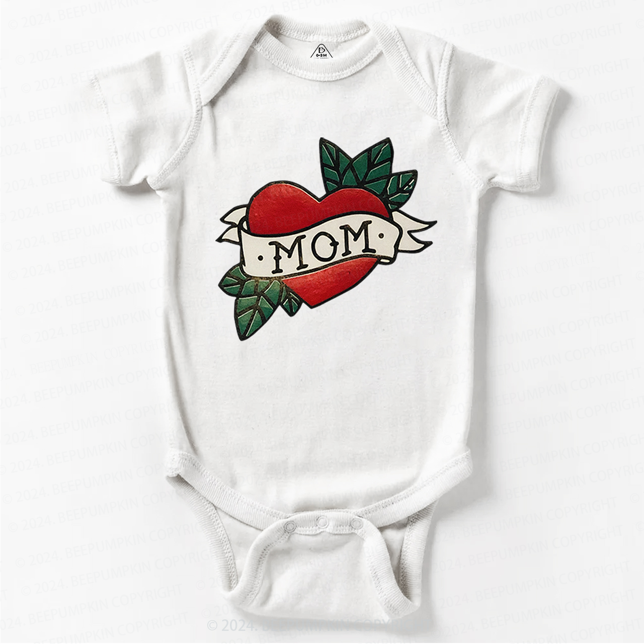 Fruit Hearts Mom Valentine's Day Bodysuit For Baby