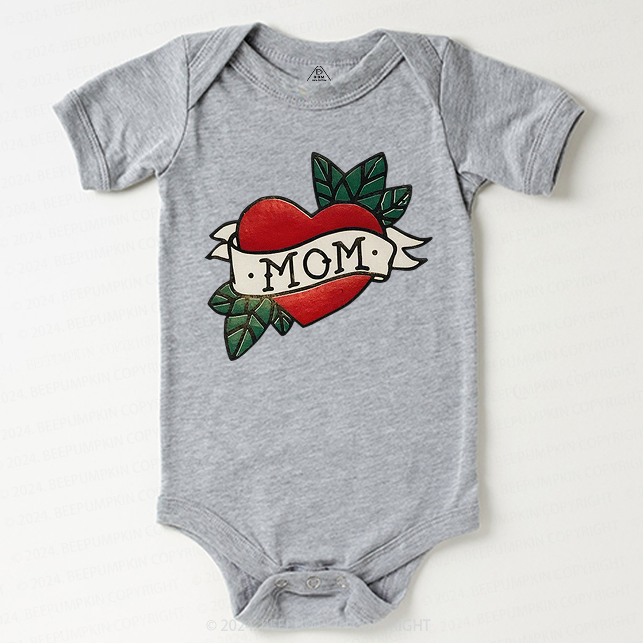 Fruit Hearts Mom Valentine's Day Bodysuit For Baby