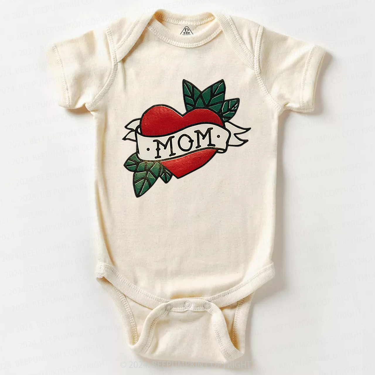 Fruit Hearts Mom Valentine's Day Bodysuit For Baby