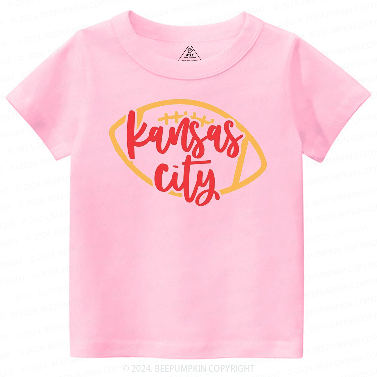 KC Chiefs Toddler&Kids Tees Beepumpkin 
