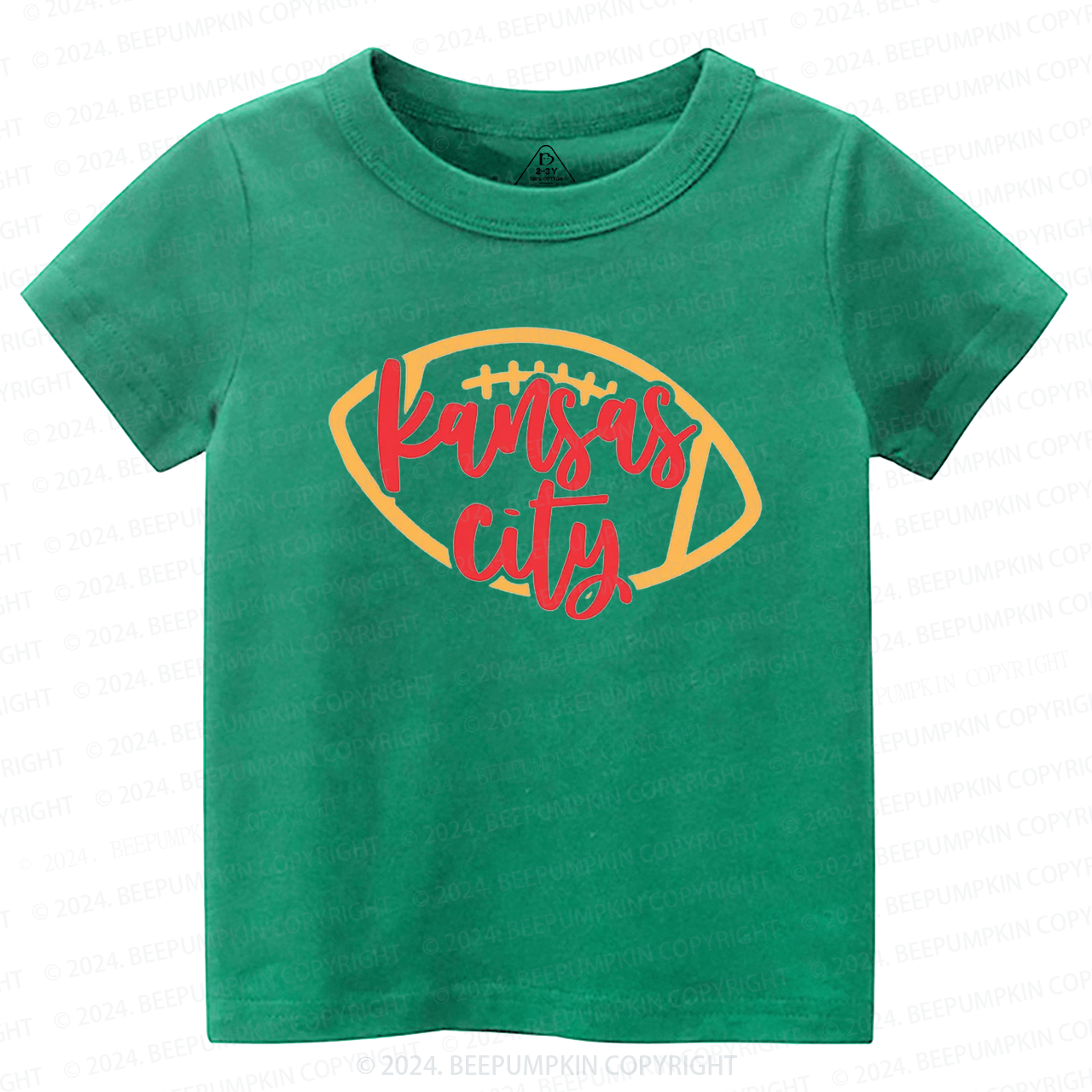 KC Chiefs Toddler&Kids Tees Beepumpkin 