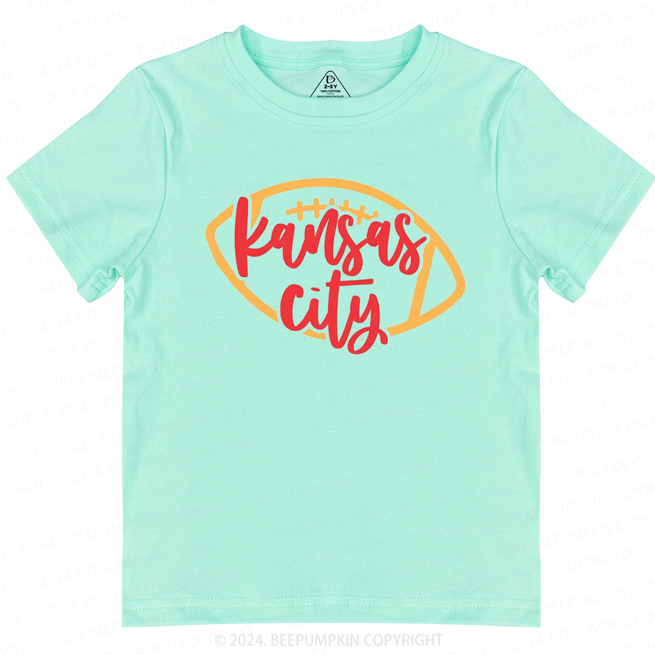 KC Chiefs Toddler&Kids Tees Beepumpkin 
