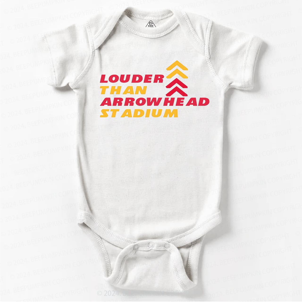 Louder Than Arrowhead Stadium Bodysuit Beepumpkin