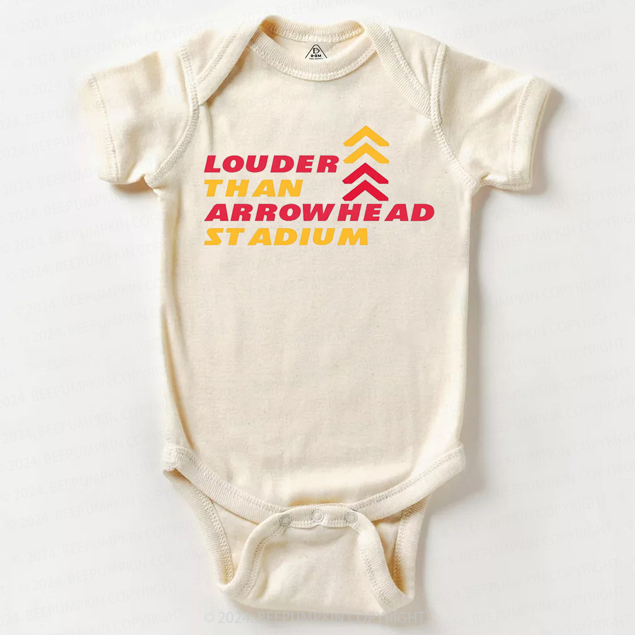 Louder Than Arrowhead Stadium Bodysuit Beepumpkin