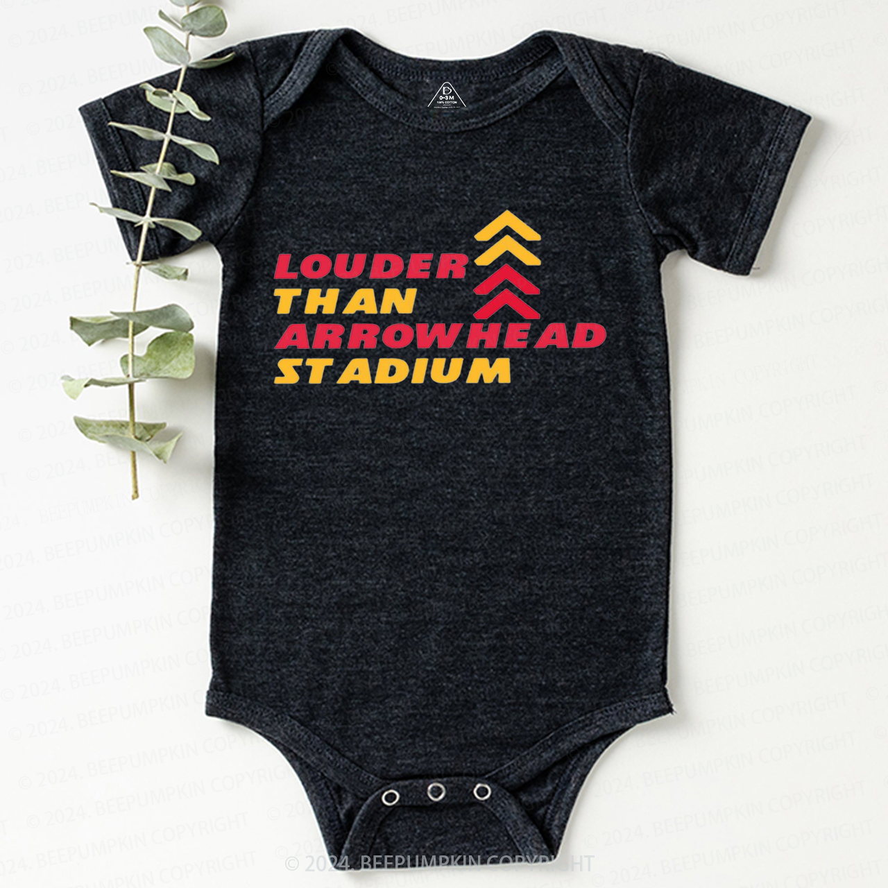 Louder Than Arrowhead Stadium Bodysuit Beepumpkin