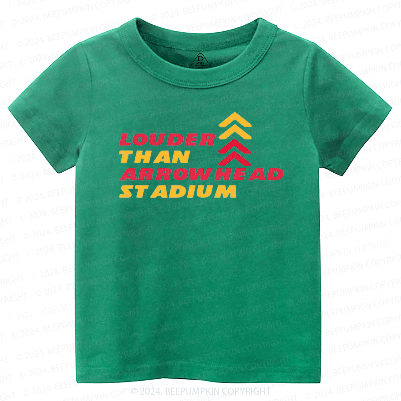 Louder Than Arrowhead Stadium Toddler&Kids Tees Beepumpkin 