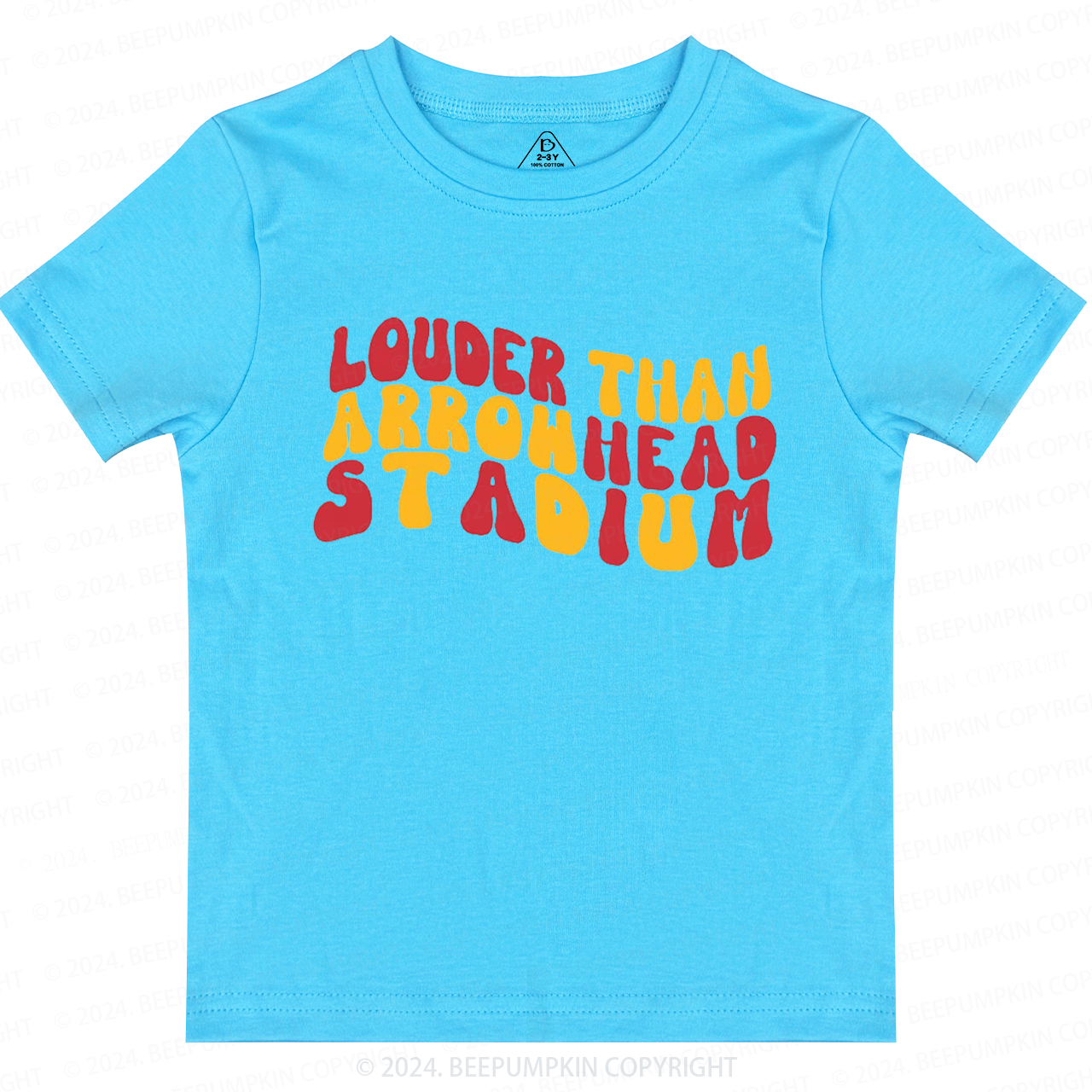 Louder Than Stadium KC Toddler&Kids Tees Beepumpkin 