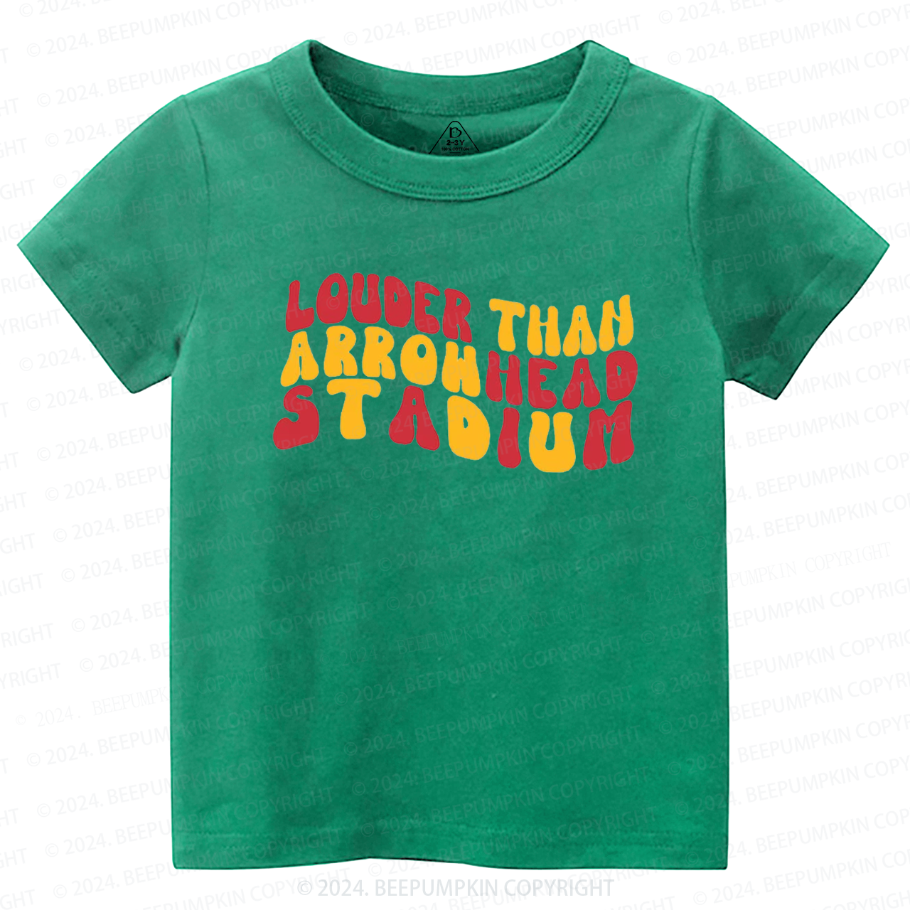 Louder Than Stadium KC Toddler&Kids Tees Beepumpkin 