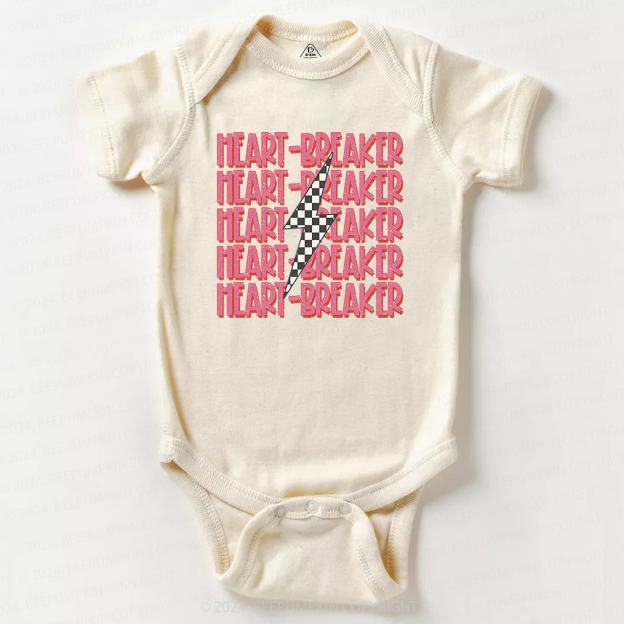 Heart Breaker Valentine Bodysuit For Baby