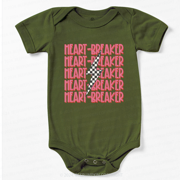Heart Breaker Valentine Bodysuit For Baby