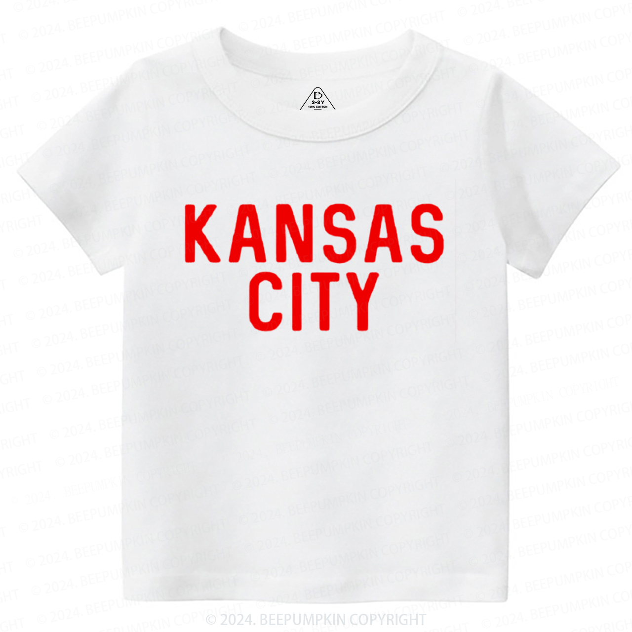 KC Football Toddler&Kids Tees Beepumpkin 