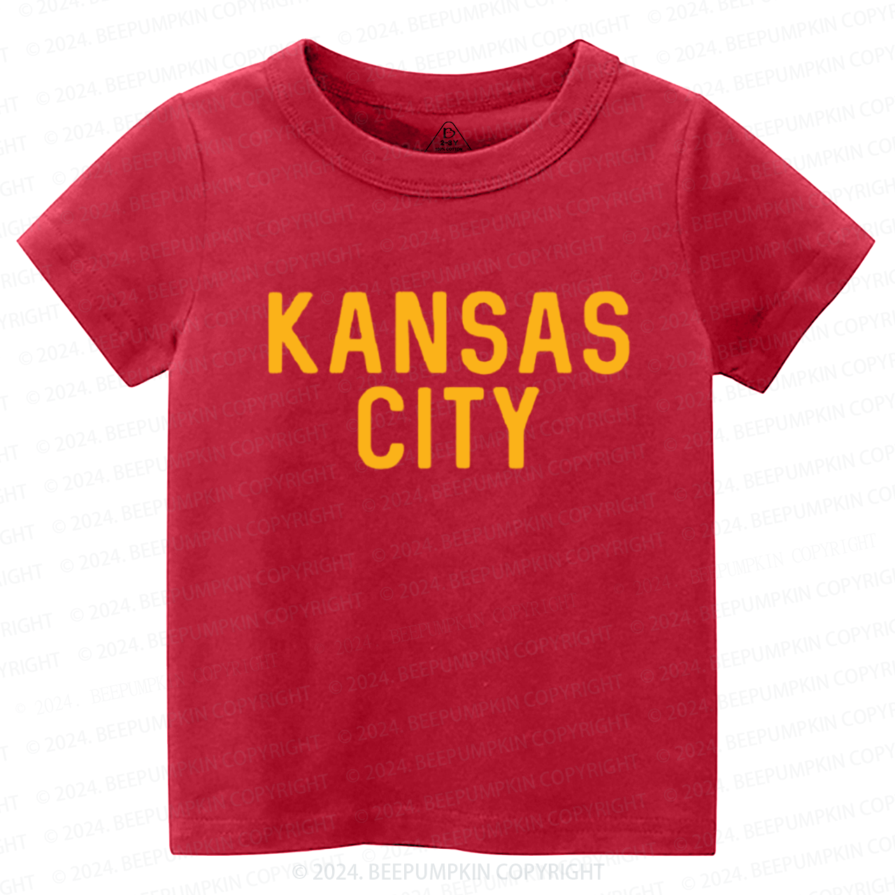 KC Football Toddler&Kids Tees Beepumpkin 
