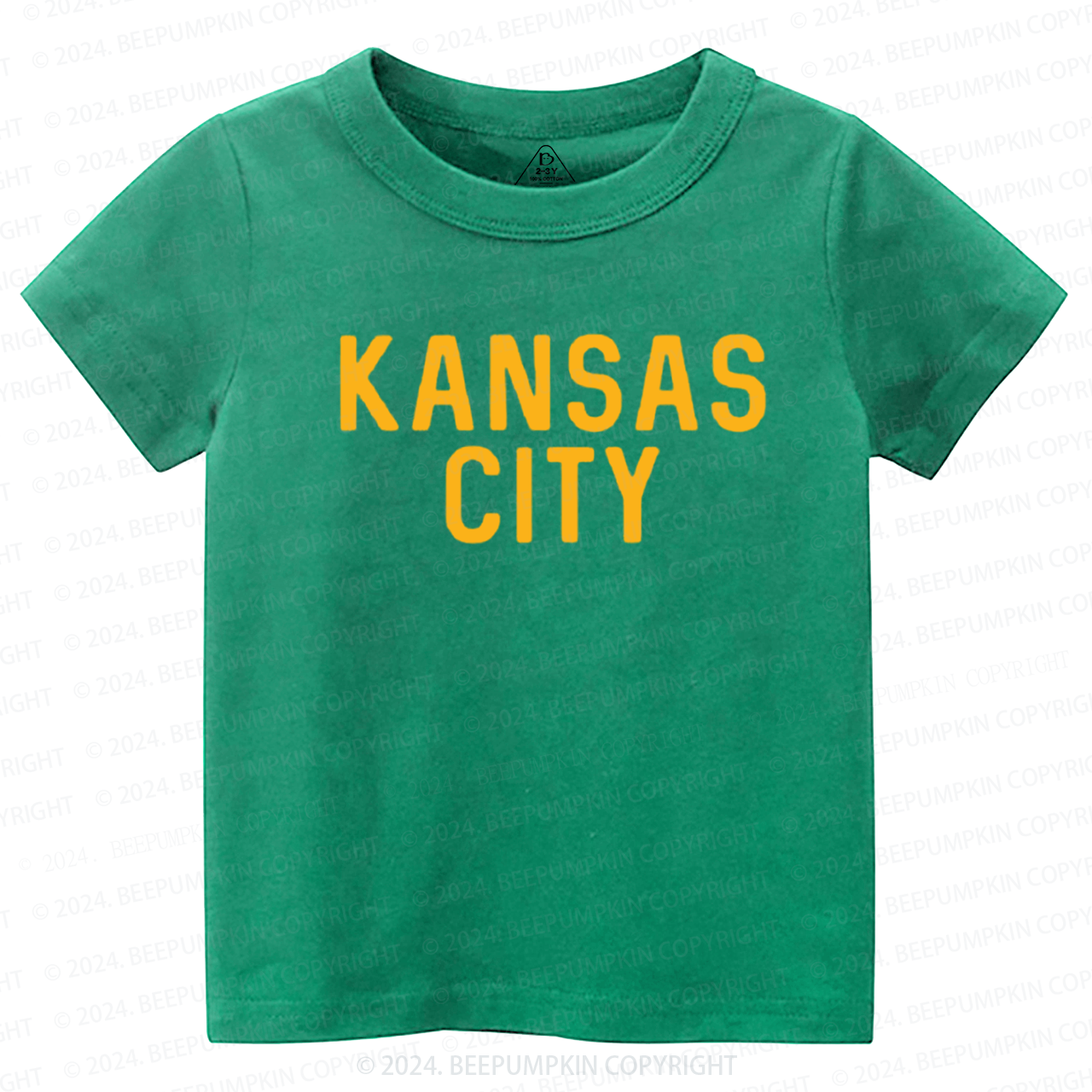 KC Football Toddler&Kids Tees Beepumpkin 