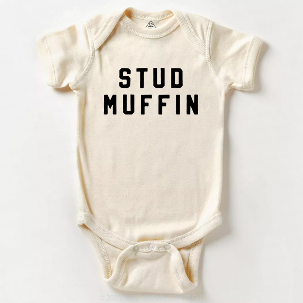 Stud Muffin Valentine Bodysuit Beepumpkin
