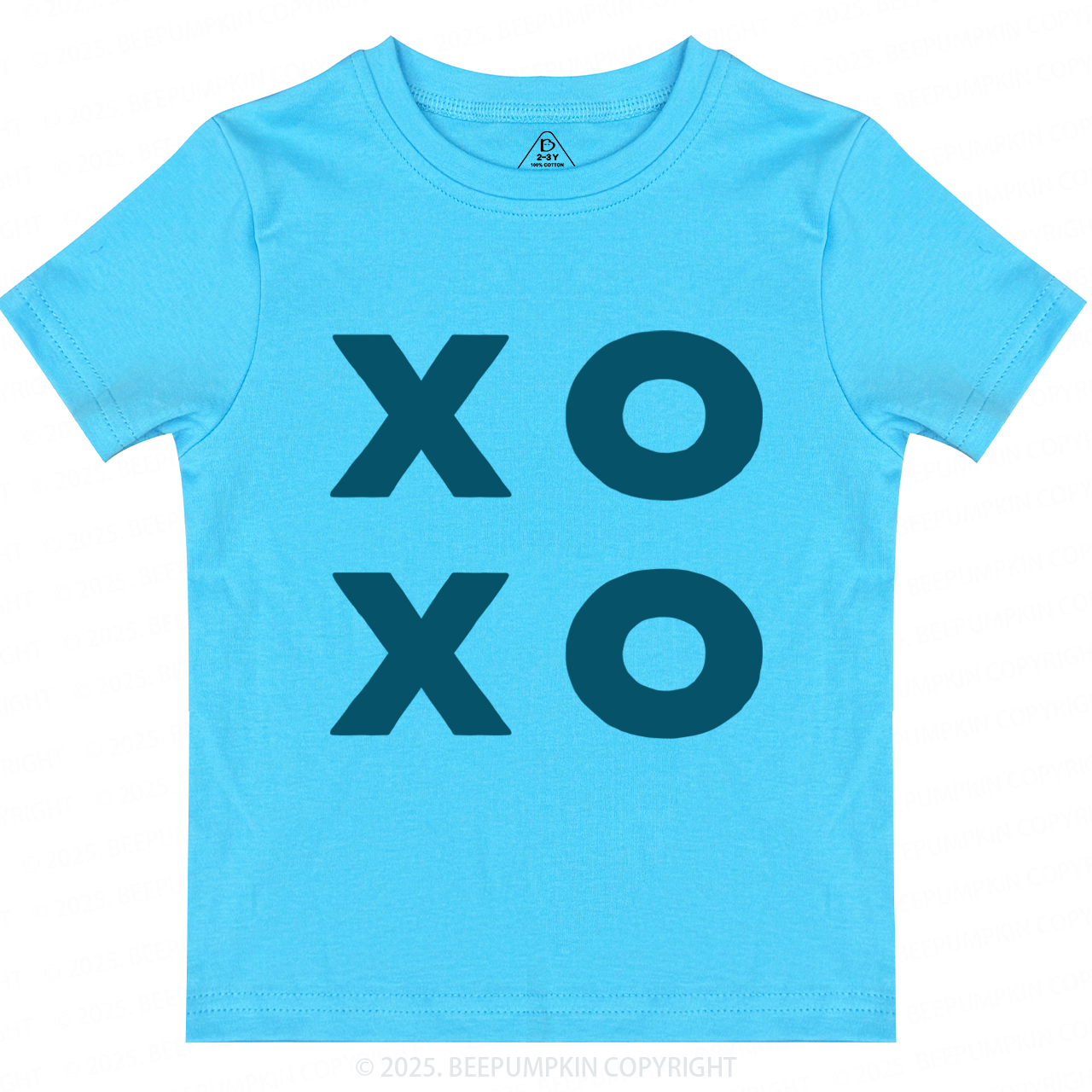 XOXO Valentines Day Toddler&Kids Tees Beepumpkin