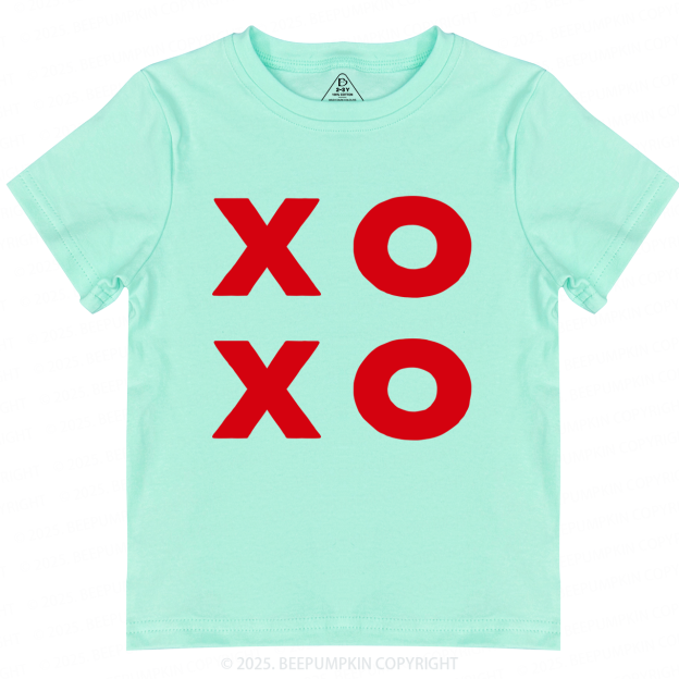 XOXO Valentines Day Toddler&Kids Tees Beepumpkin